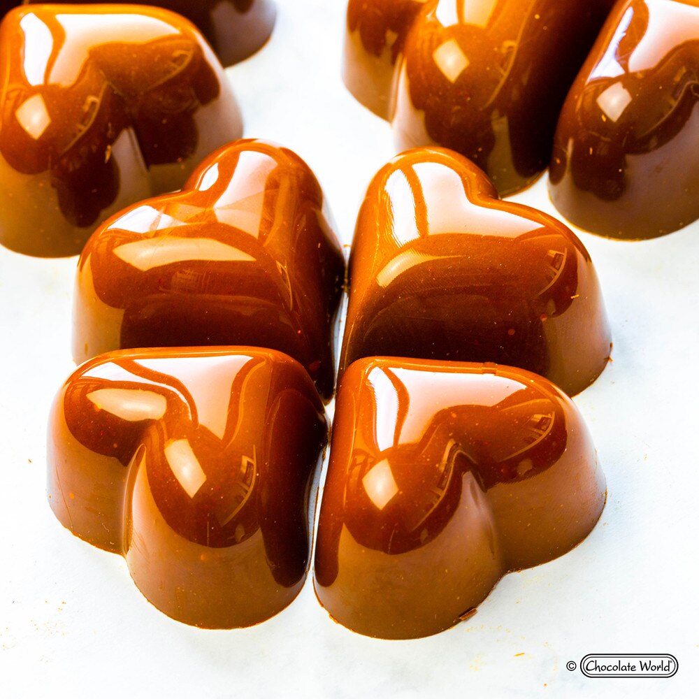 Chocolate World Mould Small Puffy Heart 14 gr